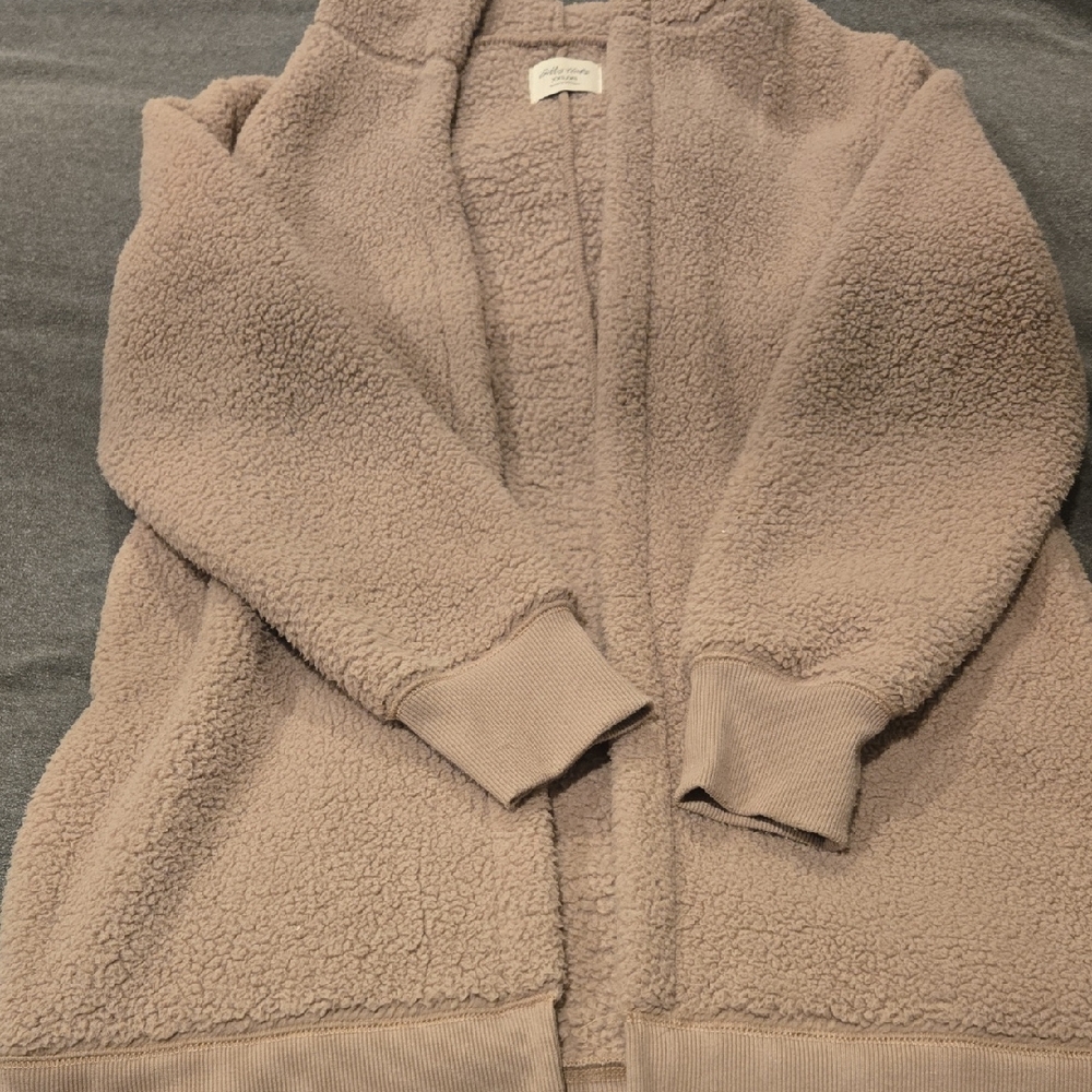 Gilly Hicks Soft Mauve Sherpa Jacket